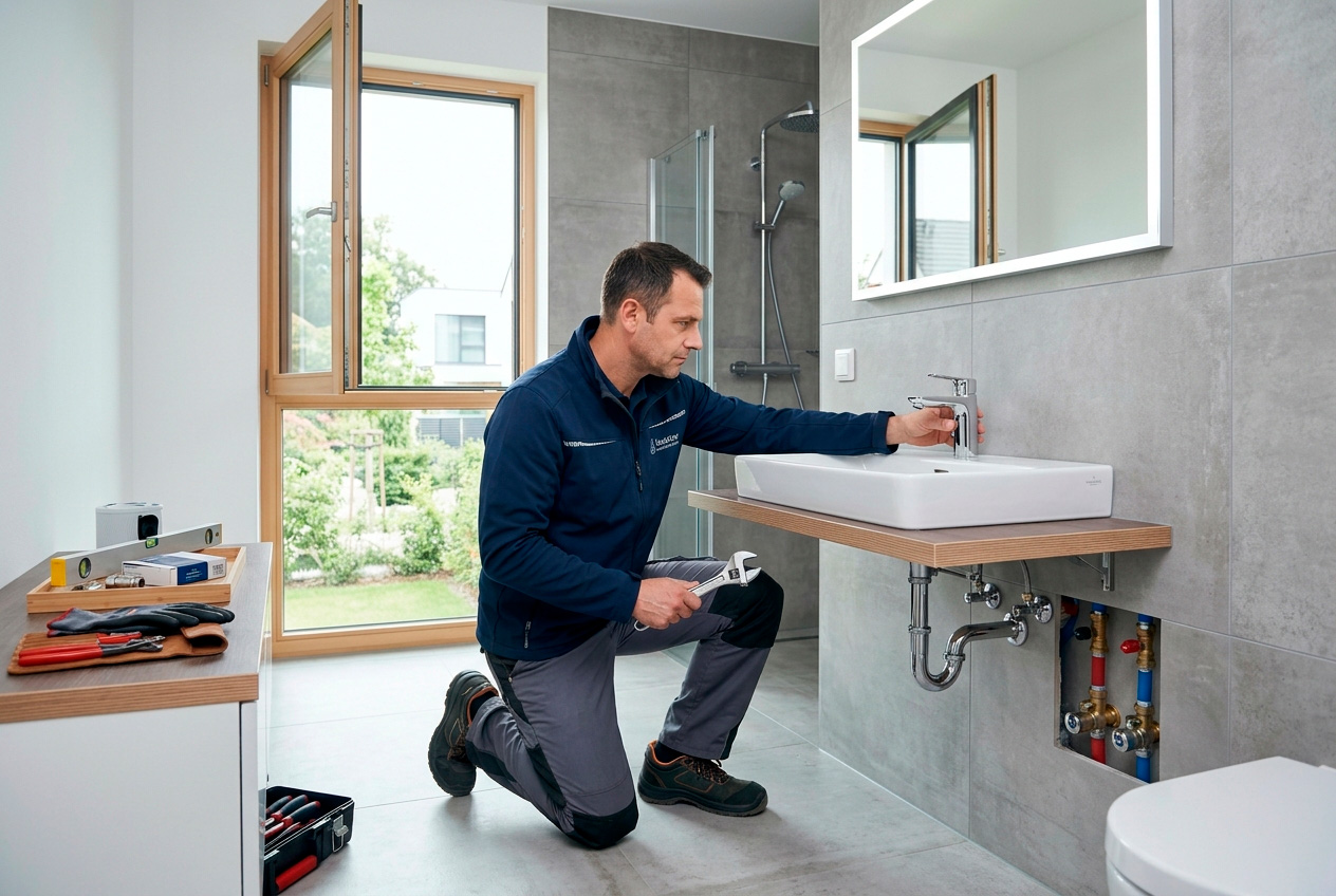 Sanitärinstallation – moderne Armaturen